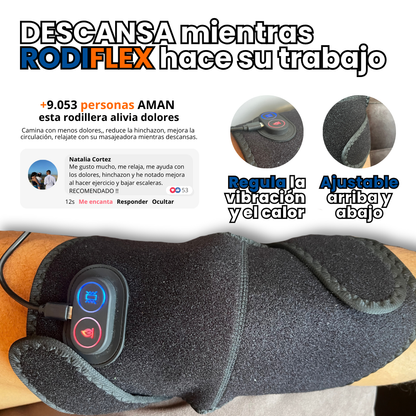 Rodillera antidolores térmica y vibradora