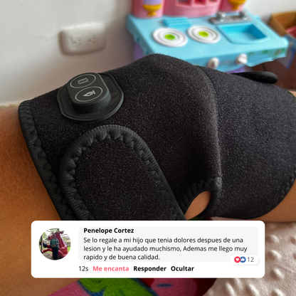 Rodillera antidolores térmica y vibradora