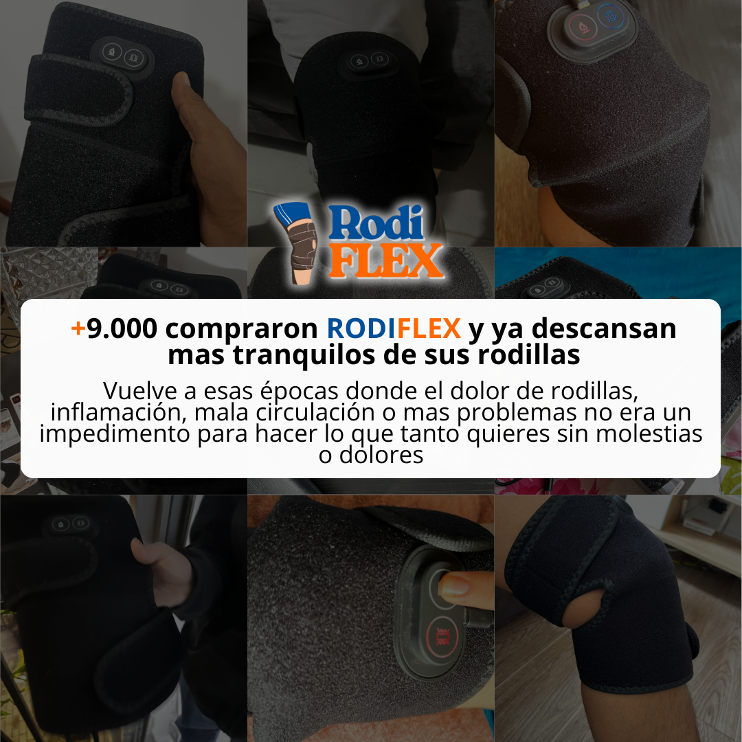Rodillera antidolores térmica y vibradora